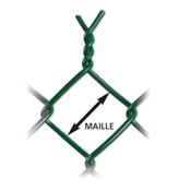 Grillage simple torsion vert 1m50 x 25 mètres