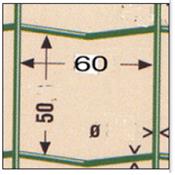 Grillage soudé vert 1m00x25m maille 50x60